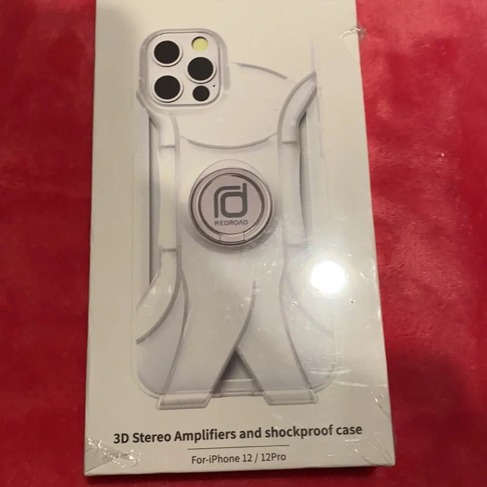 Redroad Shockproof for iPhone 12 Pro Case - 3D Protection Stereo Amplifi…